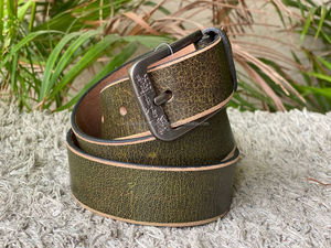 Nuevo cinturón de cuero con hebilla para hombre, cinturón informal Formal impecable de alta calidad, cinturón marrón de cuero genuino para hombre con hebilla ajustable - Product Image 3