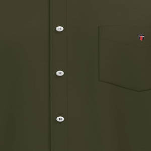 Camisas de vestir de algodón de manga larga para hombre ODM de alta calidad, diseño de negocios impreso transpirable, verano para cuello de Polo para negocios Te - Product Image 2