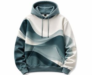 เสื้อฮู้ดลายพรางผู้ชาย ทรงปกติ สวมใส่สบาย มีกระเป๋า ผ้าถักสำหรับฤดูใบไม้ร่วง โพลีเอสเตอร์ 100% ผ้าเฟรนช์เทอร์รี่ - Product Image 2