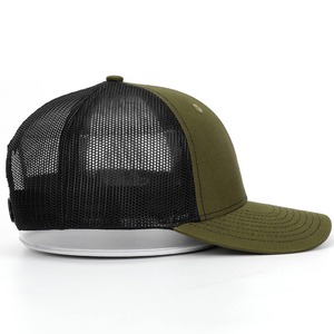 Gorra Trucker Unisex Verde Oliva de Malla, 6 Paneles, Ajustable, Casual, Primavera Verano, para Adultos - Product Image 5