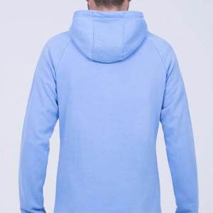 Men's Custom Printed Pullover Hoodie Breathable Solid Pattern 100% Cotton Material Hooded Top - Product Image 3