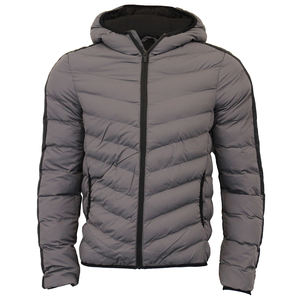 Veste matelassée en promotion, fabricant de vêtements personnalisés, vestes chaudes coupe-vent, manteau matelassé épais pour homme, veste matelassée OEM - Product Image 5