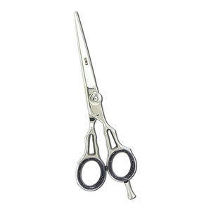 Tijeras de Barbero Profesionales de 5.5' de Acero Inoxidable 4Cr13, Rectas, con Filo Afilado, Mango Mediano Desmontable, para Peluquería - Product Image 4