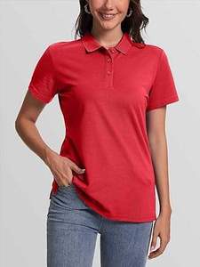 Chemise décontractée pour femme personnalisée, 100% coton, tissu Oxford tricoté, écologique, séchage rapide, respirante, broderie de logo personnalisée, sport - Product Image 2