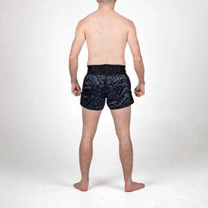 Shorts en satin 100% polyester pour le kickboxing et le Muay Thai avec fentes latérales, respirants, taille mi-haute, vêtements de sport pour l'entraînement - Product Image 2