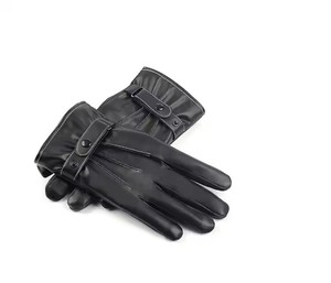 Factory Price 2025 Fashion <b>Mens</b> <b>Touch</b> <b>Screen</b> UV Protection Full Finger Warm Winter Sports Lightweight Leather <b>Gloves</b> Waterproof - Product Image 3