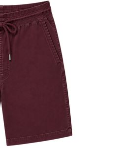 Shorts Bermuda décontractés pour hommes, couleur bordeaux, personnalisés, été, cordon de serrage, shorts de plage, légers, coupe décontractée, mélange de coton - Product Image 4