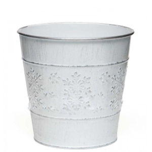 Cubo Metálico Contemporáneo con Diseño Navideño, para Sublimación, Venta al Por Mayor, Regalo Navideño Original - Product Image 3