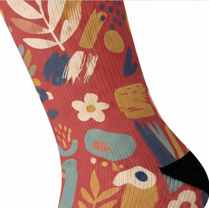 <b>Women</b> Custom Sublimation <b>Crew</b> <b>Socks</b> Printed Athletic Sports <b>Socks</b> Breathable Stretch <b>Crew</b> <b>Socks</b> Casual Gym Workout <b>Socks</b> ODM - Product Image 5