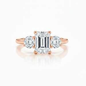 1.60 CT Emerald Cut Lab Grown <b>Diamond</b> <b>Ring</b> in 18K Gold | IGI Certified Luxury Engagement Wedding <b>Ring</b> | Elegant Bridal Jewelry - Product Image 4