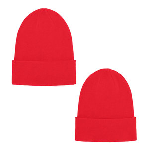 Gorros de punto personalizados al por mayor, diseño superior, unisex, de color sólido, resistentes al viento, elásticos, suaves y cálidos. - Product Image 3