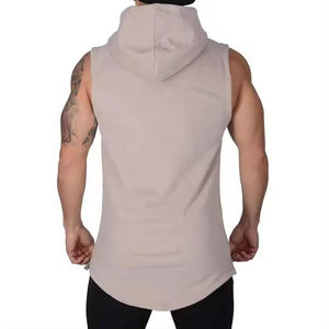 Haut de sport sans manches Elite Muscle pour hommes, personnalisé, imprimé, athlétique, à faible MOQ, vente en gros, doux, haute qualité - Product Image 3