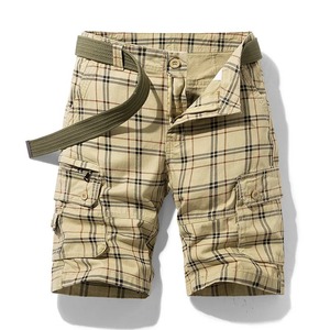 <b>Men's</b> Multi Pocket <b>Cargo</b> <b>Shorts</b> <b>Lightweight</b> Woven Cotton <b>Shorts</b> with Button Flap Pockets Durable Construction - Product Image 5