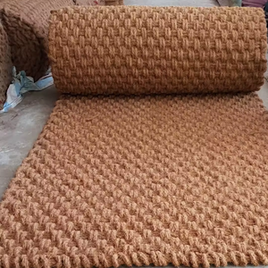 Tapis en fibre de coco écologique de Ben Tre, fait main, à poils longs, avec support antidérapant en caoutchouc pour la construction verte / Mme Alina - Product Image 5