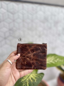 Porte-monnaie en cuir véritable pour femme, élégant et tendance, petit portefeuille unisexe en cuir véritable, porte-cartes, offre spéciale - Product Image 4
