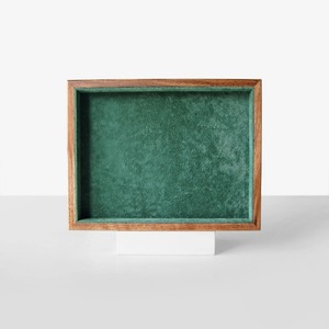 <b>Square</b> Wooden Decorative Tray Minimalist Design Handcrafted Wood <b>Frame</b> Brown Interior Single Piece - Product Image 5