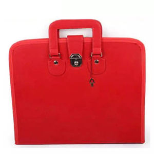 Estuche para Mandil Masónico Provincial de Cuero de Calidad Premium, Múltiples Colores, Bajo MOQ, Servicio OEM, Logotipo para Bordado y Costura - Product Image 4