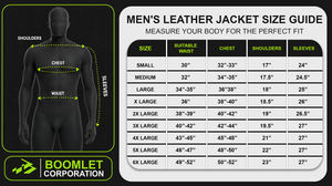 <b>Men</b>’s Black & White <b>Genuine</b> <b>Leather</b> Biker <b>Jacket</b> with Asymmetrical Zip, Contrast Sleeves and Zipper Pockets - Product Image 6