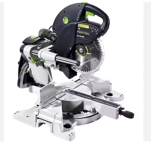 Scie à onglet double industrielle Ks 120 entièrement assemblée, personnalisable ODM, avec système T-Loc et extracteur de poussière Ct 48 pour le travail du bois - Product Image 4