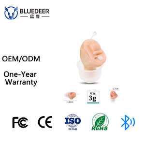 Audífonos Intraauriculares Digitales Invisibles de Nuevo Diseño, Mini Amplificadores de Sonido Portátiles para Personas Mayores con Pérdida Auditiva Tipo CIC - Product Image 1