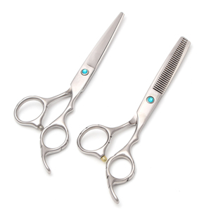 Tijeras de peluquería profesionales de titanio de 6 pulgadas, tijeras de acero inoxidable para peluquería y belleza, con tijeras afiladas para el cabello - Product Image 1