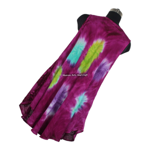 Nouvelle Robe Longue Sexy Multicolore Imprimée Tie-Dye Classique Printemps-Été 2026 – Robe de Soirée Bohème Gypsy en Rayonne Tie-Dye - Product Image 4