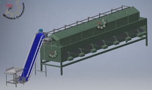 Meilleure vente 9M grande capacité 300-500KG/heure Machine de tri de taille de noix de cajou de haute qualité nouvelle condition faite au Vietnam fruits crus - Product Image 2
