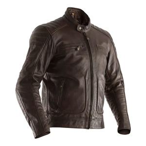 Chaqueta de moto de cuero para Hombre | Elegante chaqueta de motorista aprobada por CE | Chaqueta de montar duradera para todas las estaciones - Product Image 1