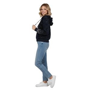 Sweat à capuche personnalisé à coupe classique avec strass, look tendance et premium, razer impex, respectueux de l'environnement, pour un style streetwear ou décontracté pour hommes - Product Image 5