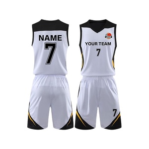 Maillot de basket-ball personnalisé pour adultes, garçons, hommes, uniforme personnalisé, équipe sportive, entraînement, vêtements de jeu, antibactérien, 100% polyester, personnalisé - Product Image 1