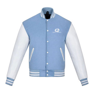 Durable Material Best Design Varsity <b>Jacket</b> With <b>Leather</b> Sleeves Casual Wear For <b>Men</b> With Durable Material Finish - Product Image 1