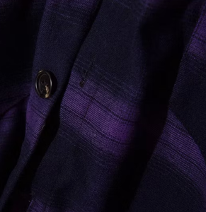 Camisa de Franela a Cuadros Casual para Hombre, para Venta al por Mayor, con Logotipo Personalizado, Tejido de Franela, Manga Larga, Estampada, para Invierno - Product Image 5
