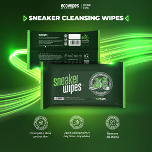 Toallitas de limpieza de zapatillas de deporte premium: eliminación efectiva de suciedad, manchas y olores, seguras para todos los zapatos, solución de limpieza y marca personalizada - Product Image 4