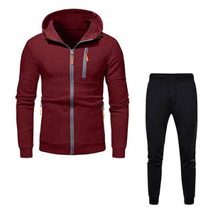 Conjunto Deportivo de Poliéster con Cremallera para Hombre, para Prácticas Deportivas, Proveedor de Ropa Deportiva, Ropa de Alto Rendimiento, Suministro de Fábrica, Exportación - Product Image 1