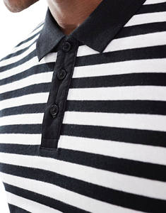 Chemise de golf pour homme, anti-rides, séchage rapide, respirante, nouvelle conception, logo brodé personnalisé, 95% coton, 5% élasthanne - Product Image 4