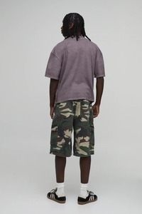 Camiseta oversize de corte holgado para hombre, hombros caídos, algodón grueso, estilo streetwear, fabricante de camisetas con logo personalizado - Product Image 3