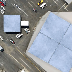 En stock : Carrelage en porcelaine émaillée mate métallique 400x400mm (16x16) robuste pour extérieur, parking, salle de bain, centre commercial - Product Image 1