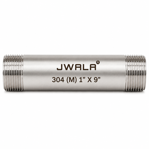 Rallonge de tuyau fileté mâle antirouille de 1 pouce, longueur de 9 pouces, raccord en acier inoxydable 304 pour équipement de processus industriel - Product Image 3
