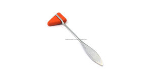 Martillo de Reflejos Percusor Taylor de 7.5 Pulgadas con Cabeza de Silicona Roja, Acero Inoxidable, Manual, Profesional, de Alta Calidad, Certificado CE, OEM, ODM - Product Image 2