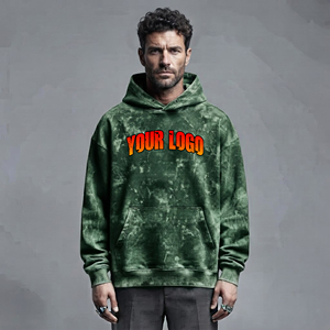 Artículo más vendido: Sudaderas con capucha extragrandes de felpa 100% algodón para hombre, con logo personalizado, estilo básico informal y hombros caídos. - Product Image 1