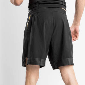 Shorts de boxe MMA respirants à impression numérique de haute qualité avec logo frontal, taille élastique et design personnalisable - Product Image 3