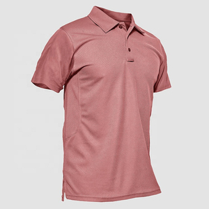 Camisas Polo Deportivas de Secado Rápido al por Mayor, Camisas Polo de Golf con Botones, de Algodón y Spandex, que Absorben la Humedad - Product Image 5