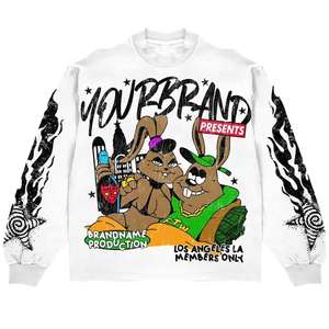 Prix d'usine – Survêtement vintage délavé à l'acide avec logo personnalisé, style streetwear tendance pour hommes, grandes tailles, séchage rapide, offre spéciale pour l'hiver - Product Image 4