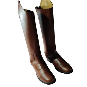Botas de Montar a Caballo para Hombre de Cuero Genuino de Alta Calidad, con Cierre de Hebilla y Cremallera YKK, Estilo Deportivo Personalizado - Product Image 1