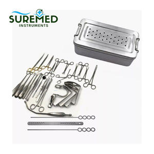 Ensemble d'instruments chirurgicaux de haute qualité pour amygdalectomie et adénoïdectomie, 30 pièces, en acier inoxydable réutilisable, outils de chirurgie ORL, amygdalectomie - Product Image 1