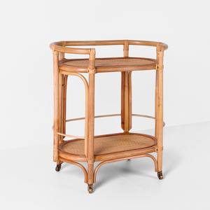 Food Drinks Tea Serving Cart Rattan <b>Trolley</b> Luxury <b>Hotel</b> Drink Cart Service <b>Trolleys</b> Wholesale - Product Image 5