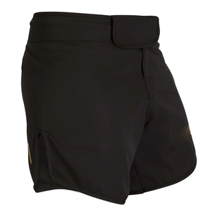 Shorts de MMA al por mayor de alta calidad, shorts de compresión con logo frontal, transpirables, de secado rápido, spandex/poliéster - Product Image 5