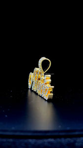 เครื่องประดับชื่อตัวอักษรมอยส์ซอไนต์ S925เงินสเตอร์ลิง18K ชุบทองจี้สร้อยคอแบบกำหนดเองสำหรับเป็นของขวัญวาเลนไทน์ - Product Image 3