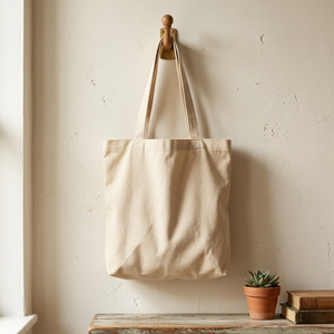 Custom Cotton Canvas Beach Tote Bag | Eco Friendly Reusable Shopping Carry Bag Durable Standard Size Export Ready OEM Supply Bag - Product Image 3
