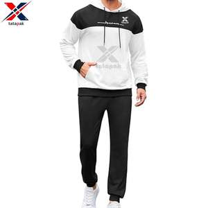 ชุดวอร์มแบบมีฮู้ดทรงปกติ ระบายอากาศได้ดี ผลิตจากผ้าฝ้าย 100% ดีไซน์ 2 in 1 รับสกรีนโลโก้ ชุดออกกำลังกาย ราคาขายส่ง - Product Image 2